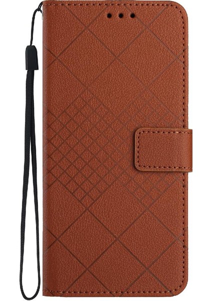 Mellow Shop Samsung Galaxy S22 Için Flip Case Ultra Elmas Kabartmalı Cüzdan Pu Deri (Yurt Dışından)