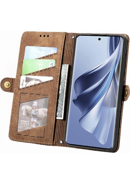 Oppo Oppo 10 Darbeye Dayanıklı Basit Iş Deri Çanta Cüzdan Için Flip Case (Yurt Dışından)