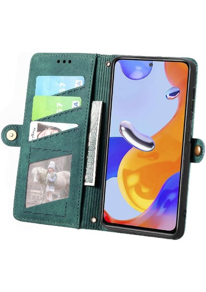 Xiaomi Redmi Not 11 Için Flip Case Pro Darbeye Cüzdan Kapak Kılıfı (Yurt Dışından)