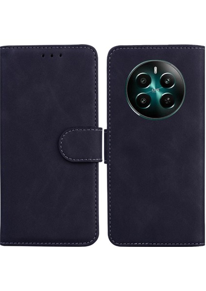 Realme 12 Artı Premium Pu Deri Manyetik Kart Yuvası Standı Için Flip Case (Yurt Dışından)
