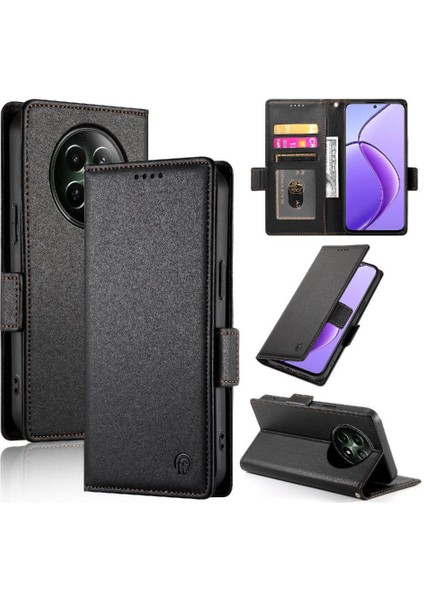 Realme 12 5g Günlük Kullanım Için Flip Case Iş Cüzdan Kart Yuvaları Flip (Yurt Dışından)