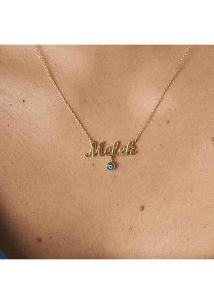 Nazar Boncuklu Isim Kolye modelleri