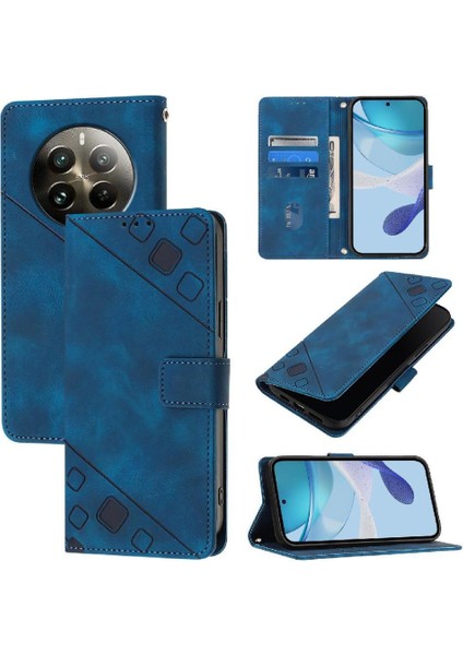Realme 12 Pro Artı 5g Kart Tutucu Cüzdan Kapak Çevirin Manyetik (Yurt Dışından)