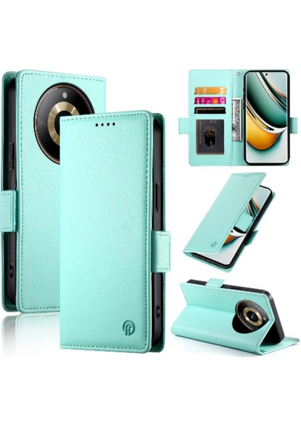 Realme 11 Pro Flip Kartvizit Yuvaları Cüzdan Günlük Kullanım Için Flip Case (Yurt Dışından)