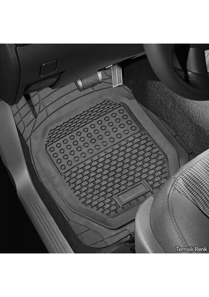Fiat Uno 3D Hasırlı Mavi Oto Paspas Hox