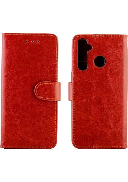 Realme 5 Pro Manyetik Kapatma Pu Deri Darbeye Dayanıklı Kart Için Flip Case (Yurt Dışından) indirimleri