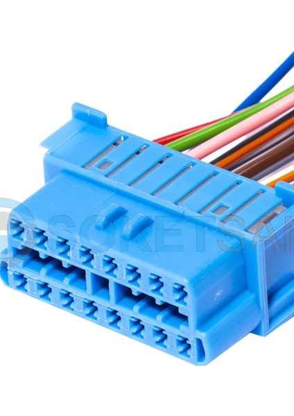 (Delphi) Obd Soketi Mavi 16 Pin