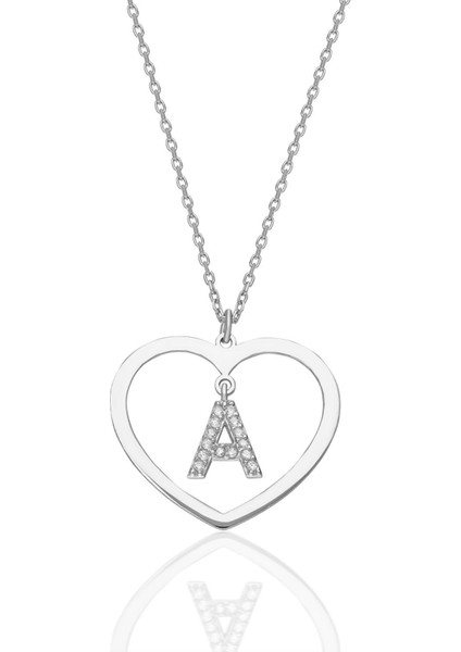 Ince Kalp Askı Harf Kolyesi fiyatları