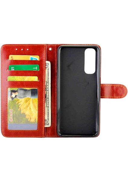 Realme 7 Kart Tutucu Darbeye Pu Deri Kickstand Için Flip Case (Yurt Dışından) fırsatları
