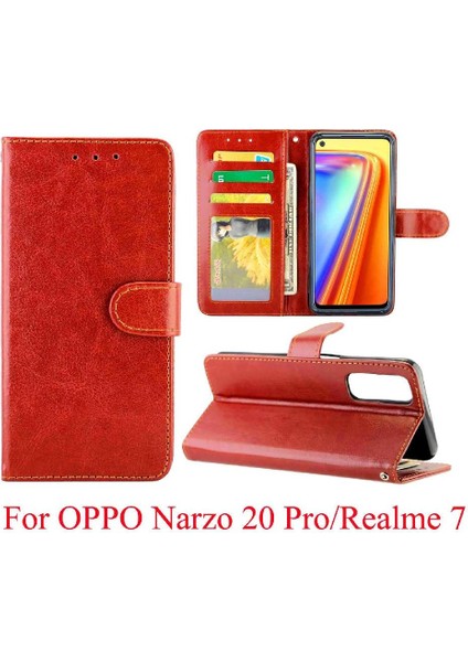 Realme 7 Kart Tutucu Darbeye Pu Deri Kickstand Için Flip Case (Yurt Dışından) indirimleri