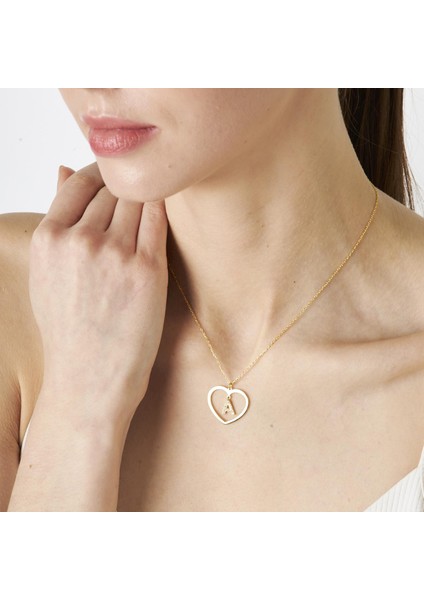 Ince Kalp Askı Harf Kolyesi indirimleri