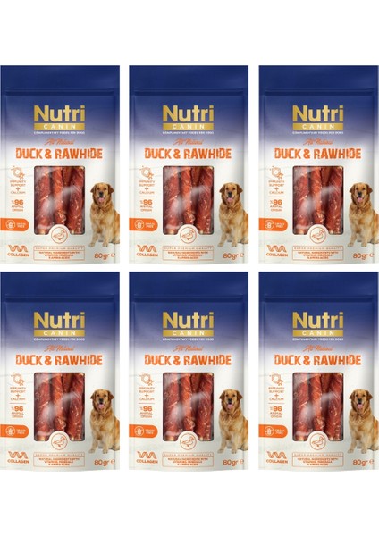 Nc Rawhide Snack Ördek 80gr 6 Adet