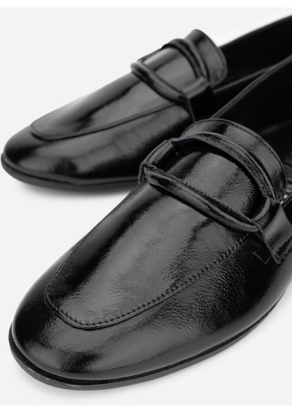 Kadın Sıyah Krsk Rgn Hakiki Deri Loafer Ayakkabı 824 3405 Bn Ayk SK23/24 fiyatları