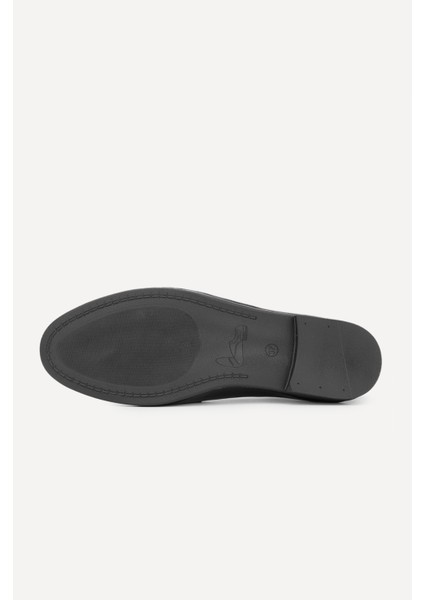 Kadın Sıyah Krsk Rgn Hakiki Deri Loafer Ayakkabı 824 3405 Bn Ayk SK23/24 modelleri