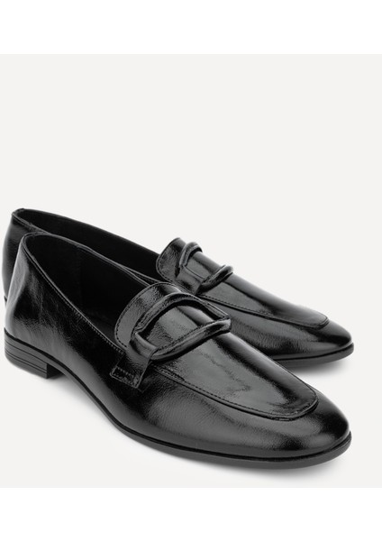 Kadın Sıyah Krsk Rgn Hakiki Deri Loafer Ayakkabı 824 3405 Bn Ayk SK23/24 fırsatları