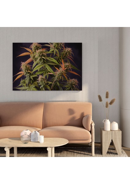 Fotogerçekçi Ot Kanvas Tablo - Ot, Duvar Tablosu, Büyüme Aşamaları, 30X30 modelleri