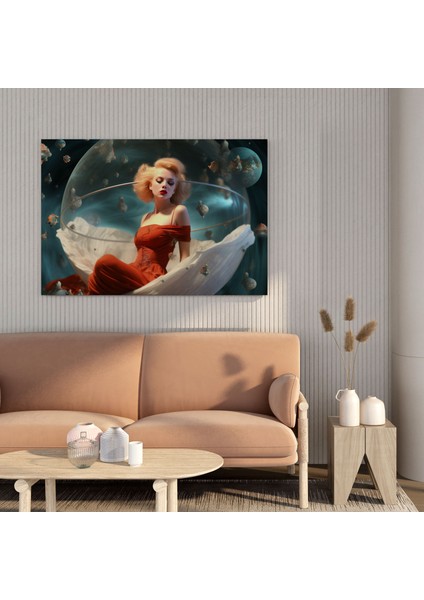 Marilyn Monroe Kanvas Tablo - Gerçeküstü Rüya Gibi Duvar Tablosu - Marilyn Monroe, Kanvas Tablo, Hayal Gücü, 50X50