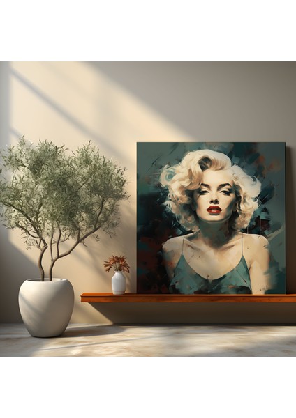 Marilyn Monroe Kanvas Tablo - Vintage Film Posteri - Marilyn Monroe, Ev Dekorasyonu, Duvar Sanatı, Kanvas Tablo, 30X30 fiyatları
