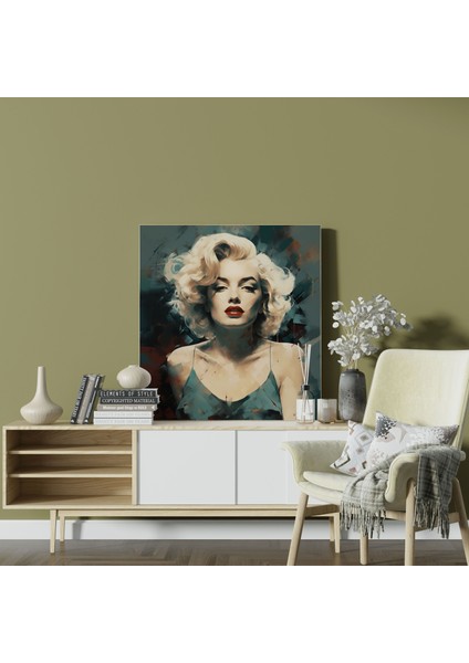 Marilyn Monroe Kanvas Tablo - Vintage Film Posteri - Marilyn Monroe, Ev Dekorasyonu, Duvar Sanatı, Kanvas Tablo, 30X30 modelleri