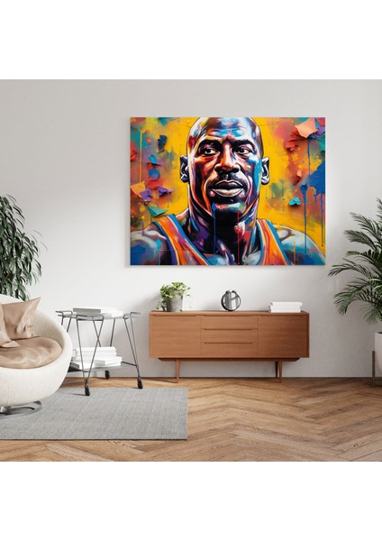 Micheal Jordan Duvar Dekorasyonu - Urban Legend - Micheal Jordan, Kanvas Tablo, Kanvas Tablo, Kent Sanatı, 30X30