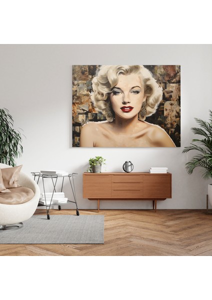 Marilyn Monroe Kanvas Tablo - Büyüleyici Mozaik Duvar Tablosu - Marilyn Monroe, Marilyn Monroe, Unutulmaz Anlar, Kanvas Tablo, 50X50 fiyatları