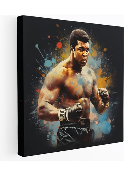 Muhammed Ali Duvar Sanatı - Muhammed Ali, Boks, Spor, Galeri, 30X30
