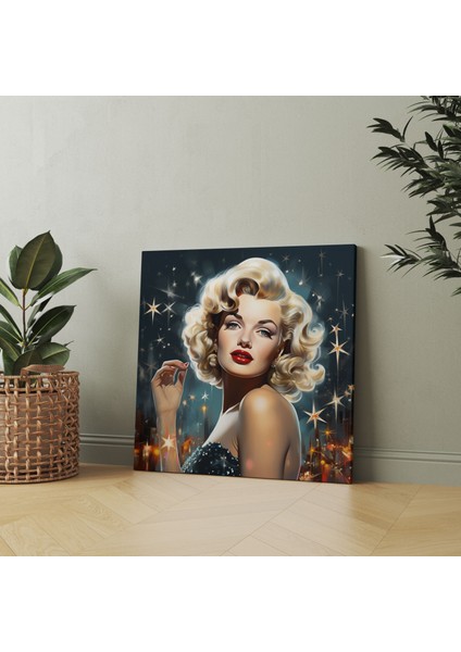 Marilyn Monroe Kanvas Tablo - Vintage Film Posteri Duvar Tablosu - Marilyn Monroe, Kanvas Tablo, Kanvas Tablo, Duvar Sanatı, 50X50 modelleri