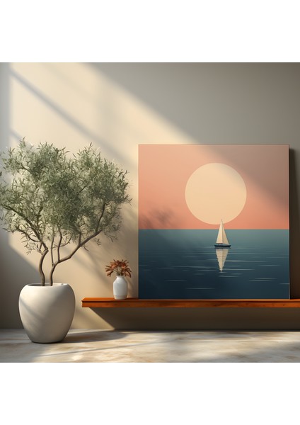 Kanvas Tablo - Serenity Deniz Manzarası, 30X30