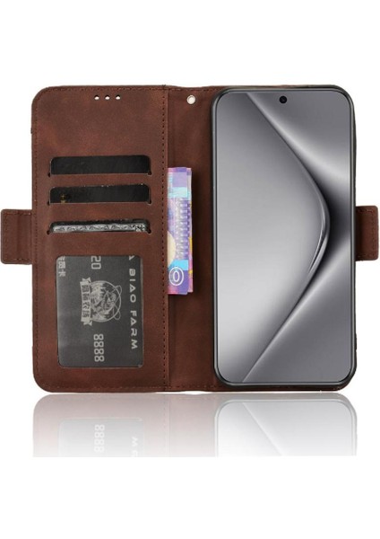 Huawei Pura 70 Için Kılıf Deri Cüzdan Kapak Ayarlanabilir Ayrılabilir Kart (Yurt Dışından) fırsatları