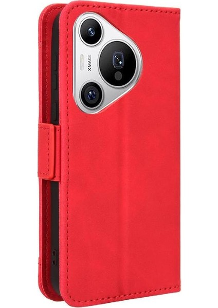 Huawei Pura 70 Için Kılıf Deri Cüzdan Kapak Ayarlanabilir Ayrılabilir Kart (Yurt Dışından) fırsatları