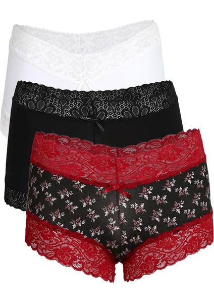 Modlive- Bayan 3'lü Boxer 40203