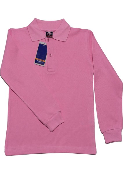 Kız Çocuk Okul Tarz %100 Pamuk T-Shirt -5-17 Yaş AG002