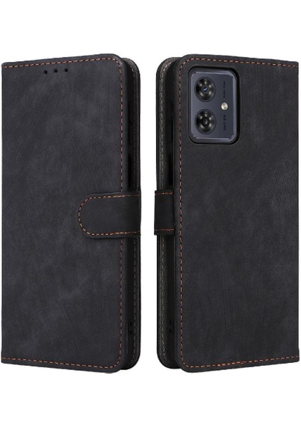 Motorola Moto G54 5g Rfıd Engelleme Flip Folio Cüzdan Manyetik Pu (Yurt Dışından)