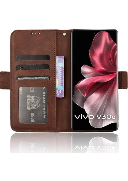 Vıvo V30E 5g Için Kılıf Deri Cüzdan Kapak Ayarlanabilir Ayrılabilir Kart (Yurt Dışından) fırsatları