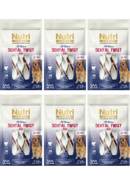 Nc Dental Twist Sığır 80gr 6 Adet