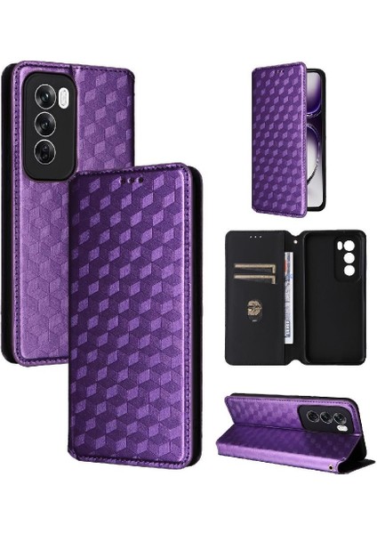 Oppo Oppo 12 Pro 5g Için Flip Case Cüzdan Pu Deri Kart Yuvaları Tutucu (Yurt Dışından)