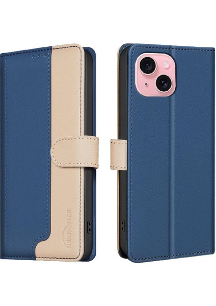 IPhone 14 Için Flip Case Artı Rfıd Engelleme Kart Yuvaları Tutucu Darbeye (Yurt Dışından)