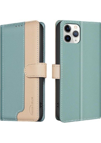 IPhone 11 Pro Max Rfıd Engelleme Kickstand Kart Yuvaları Tutucu Için Flip Case (Yurt Dışından)