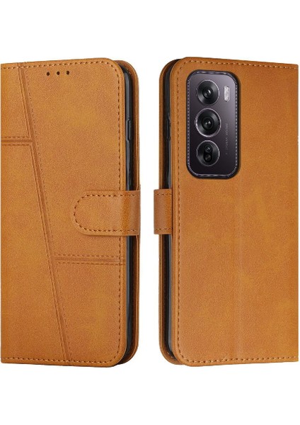 Oppo Oppo 12 Pro 5g Kart Ekleme Pu Deri Yan Toka Için Flip Case (Yurt Dışından)