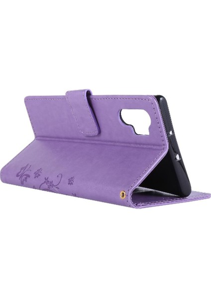 Samsung Galaxy Not 10 Artı Pu Deri Kickstand Manyetik Için Filp Durumda (Yurt Dışından)