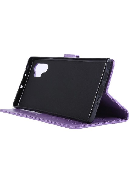 Samsung Galaxy Not 10 Artı Pu Deri Kickstand Manyetik Için Filp Durumda (Yurt Dışından)