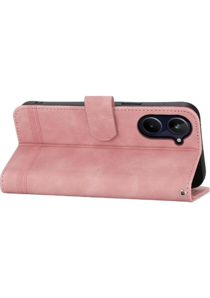 Realme 10 Pro 5g Manyetik Kapatma Bileklik Premium Kart Için Flip Case (Yurt Dışından)
