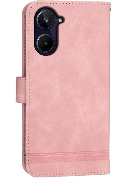 Realme 10 Pro 5g Manyetik Kapatma Bileklik Premium Kart Için Flip Case (Yurt Dışından)