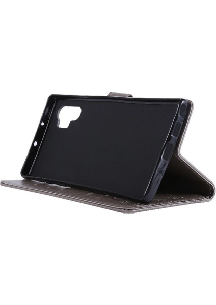 Samsung Galaxy Not 10 Artı Pu Deri Kickstand Manyetik Için Filp Durumda (Yurt Dışından)
