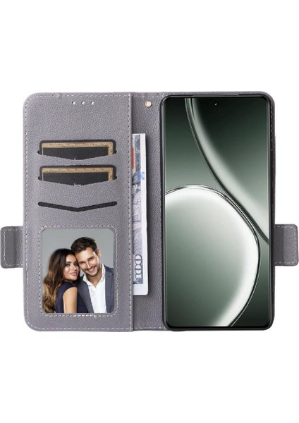 Realme Gt Neo6 Yan Toka Manyetik Kart Yuvaları Tutucu Pu Için Flip Case (Yurt Dışından) fırsatları