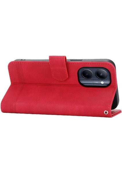 Realme C33 Nakit Cep Manyetik Kapatma Kart Yuvaları Premium Için Flip Case (Yurt Dışından)