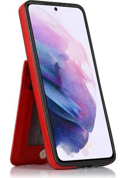 Samsung Galaxy S21 Fe Kart Tutucu Manyetik Toka Kickstand ile Uyumlu (Yurt Dışından) fiyatları