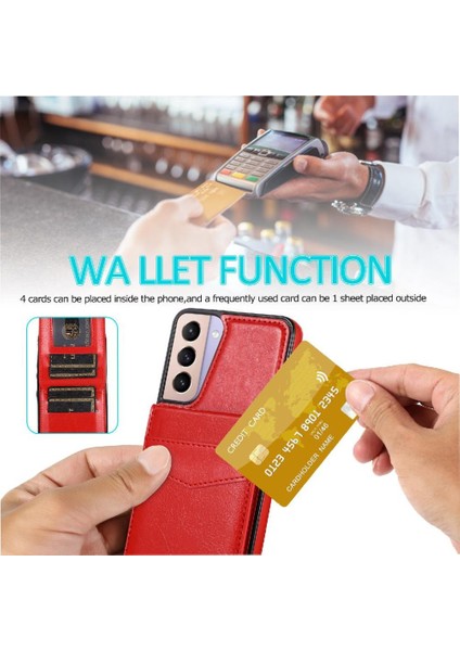 Samsung Galaxy S21 Fe Kart Tutucu Manyetik Toka Kickstand ile Uyumlu (Yurt Dışından) indirimleri