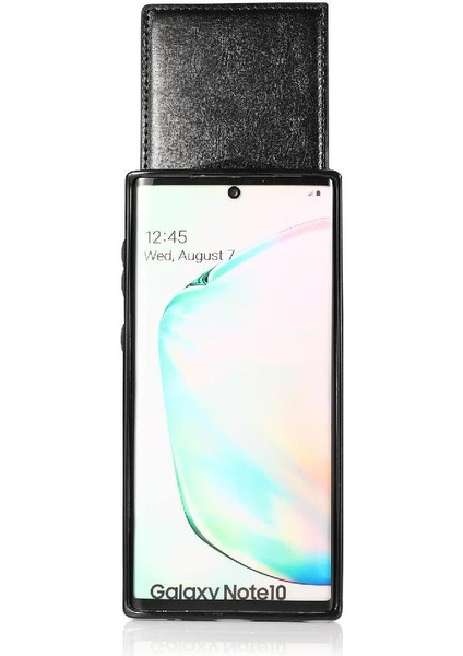 Samsung Galaxy NOTE10 Manyetik Toka Kickstand Vaka Kartı ile Uyumlu (Yurt Dışından)