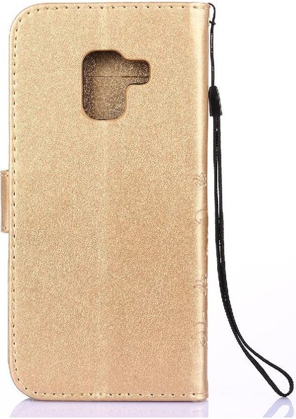 Samsung Galaxy A8 2018 Pu Deri Kart Tutucu Kickstand Için Filp Durumda (Yurt Dışından)